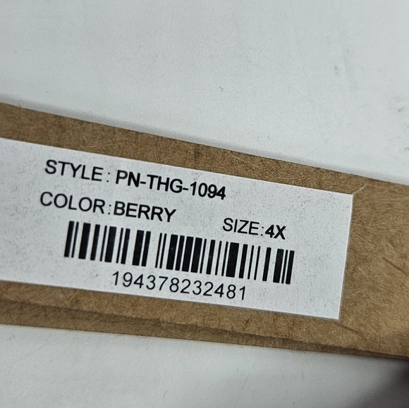 NWT Skims Pn-thong Berry size 4x - Picture 3 of 10